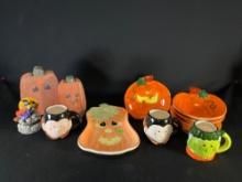 Halloween themed cups & plates
