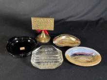 Assortment of Ornate cigarette trays -see photo's-