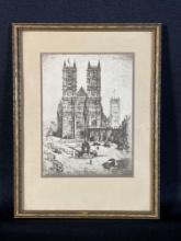Framed Print Of Westminster Abby London England