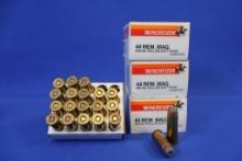 Ammo 44 Rem Mag 240 Grain. 60 total rounds.