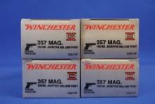 Ammo, Winchester 357 Mag, 158 Grain. 200 total rounds.
