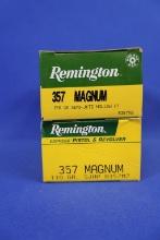 Ammo, Remington 357 Magnum. 100 total rounds.