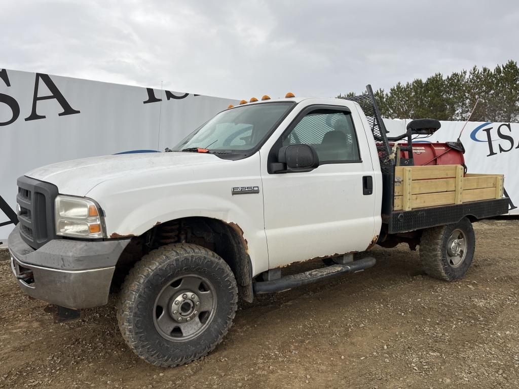 2005 Ford F250 Xl 4x4 Plow Truck