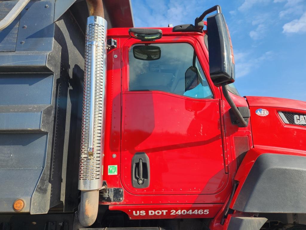 2014 Caterpillar Quad Axle Dump Truck