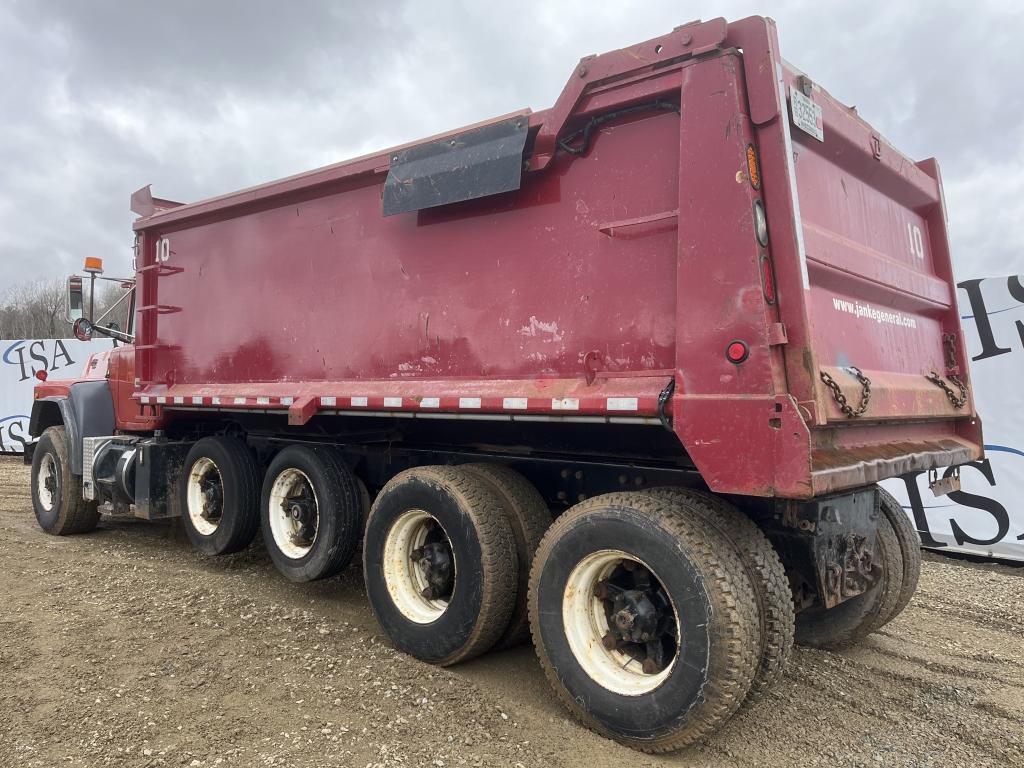 1994 Mack Rb688s Quad Axle Dump Truck