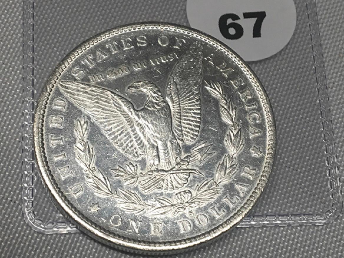 1890-S Morgan Dollar, UNC