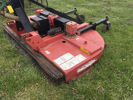 Bush Hog 3008 3 pt. Rotary Cutter, 540 PTO, Front Safety Chains, Laminated Land Wheels