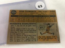 1960 Topps #326, Bob Clemente