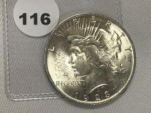 1923 Peace Dollar, UNC-60