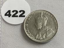1922 Canada 5 Cents BU
