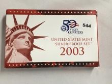 2003 Silver Proof Set
