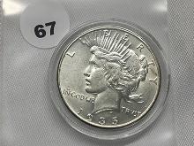 1935 Peace Dollar, UNC