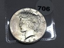 1925 Peace Dollar, AU