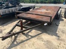 Double Axle Steel Trailer N/T