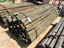 Bundle Of Apx. (100) 3" Treated Post