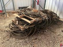 LOT OF ASSORTED STEEL LIFT CABLES & ANCHOR LINE  16044