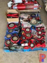 (28) UNUSED ASSORTED SIZE BUTTERFLY VALVES  16287