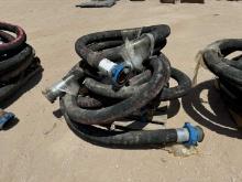 PALLET W/ (4) 150PSI SUCTION HOSES