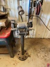 DELTA 6" ELECTRIC BENCH GRINDER W/ STAND