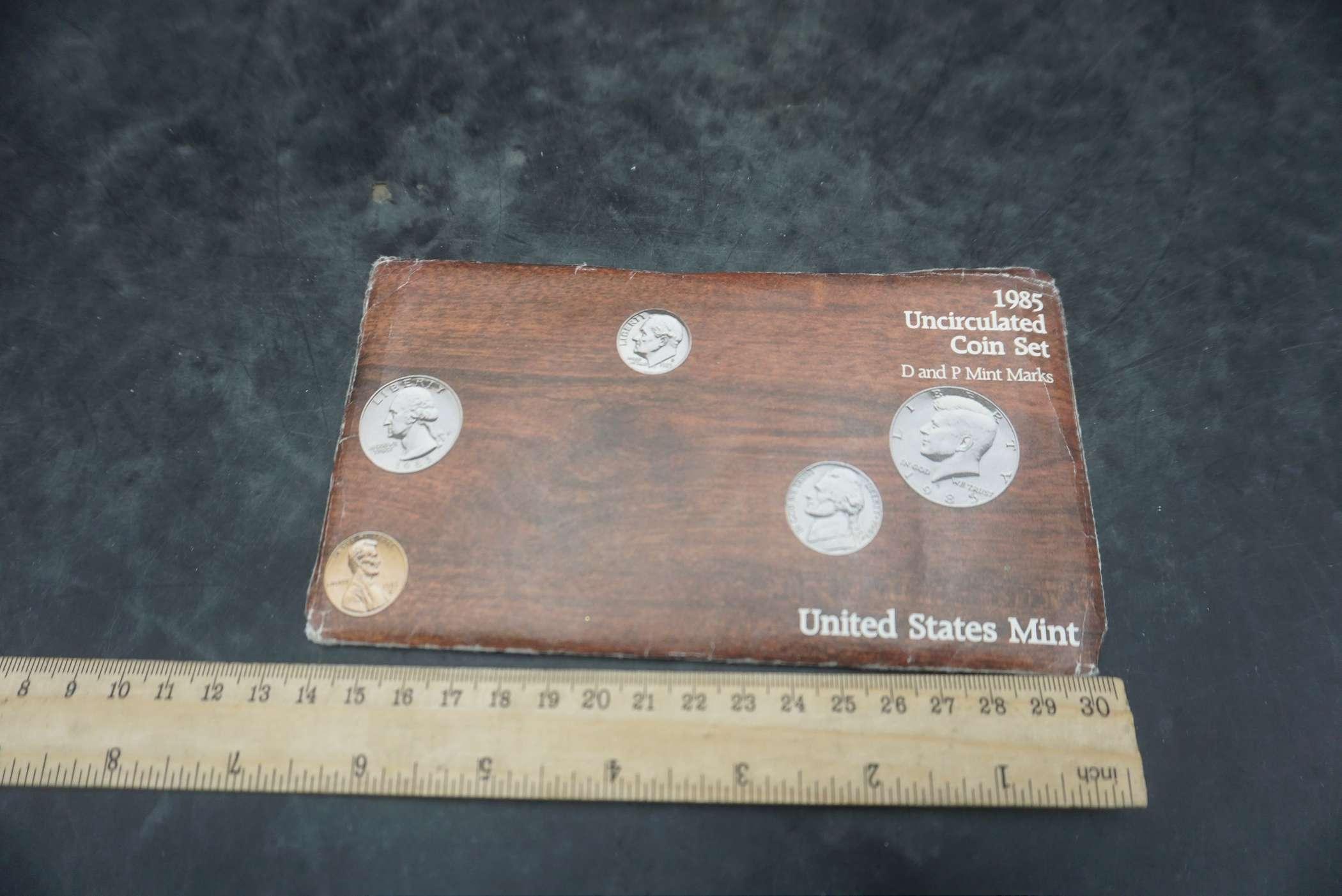 1985 U.S. Mint Uncirculated Coin Set