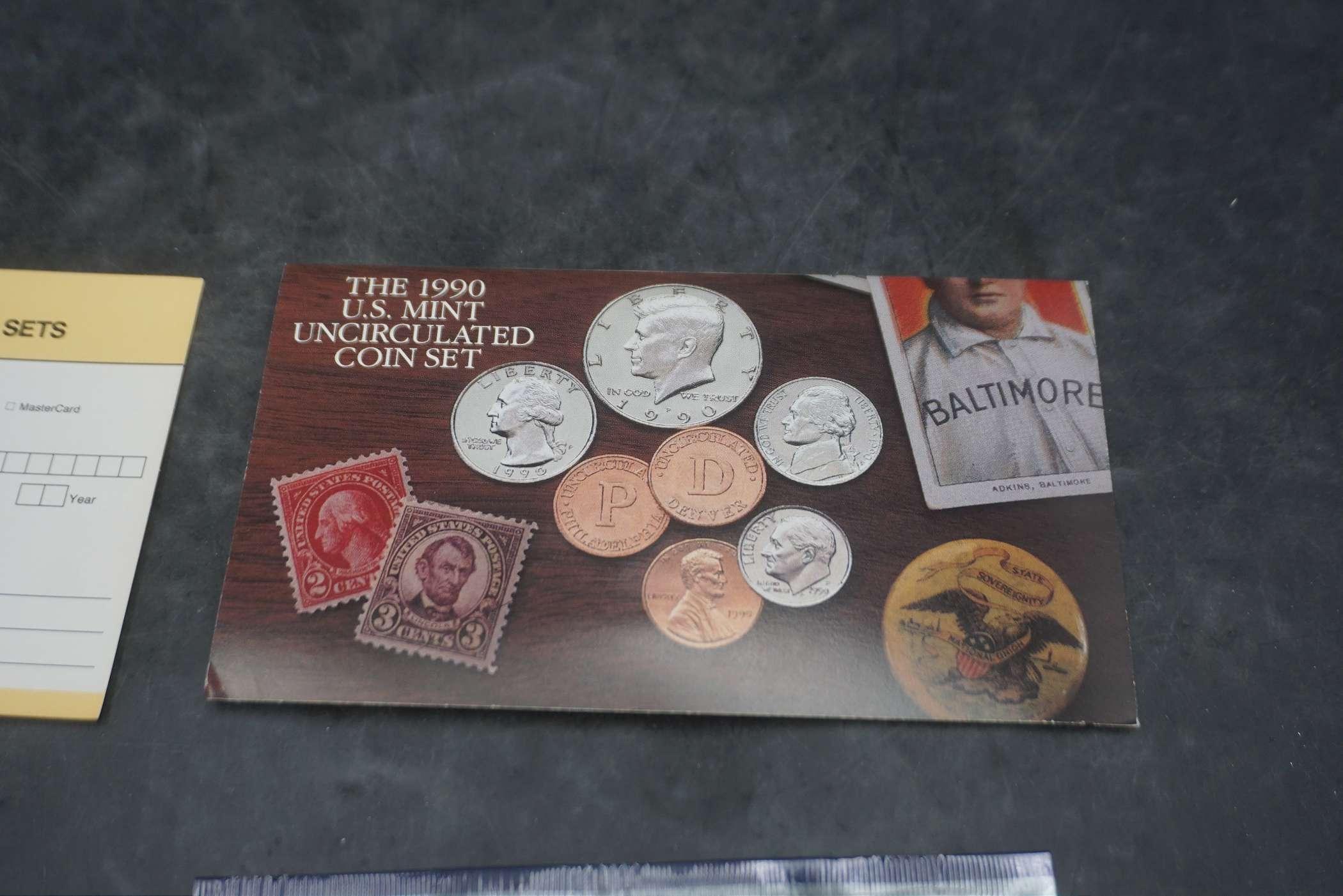 1990 U.S. Mint Uncirculated Coin Set