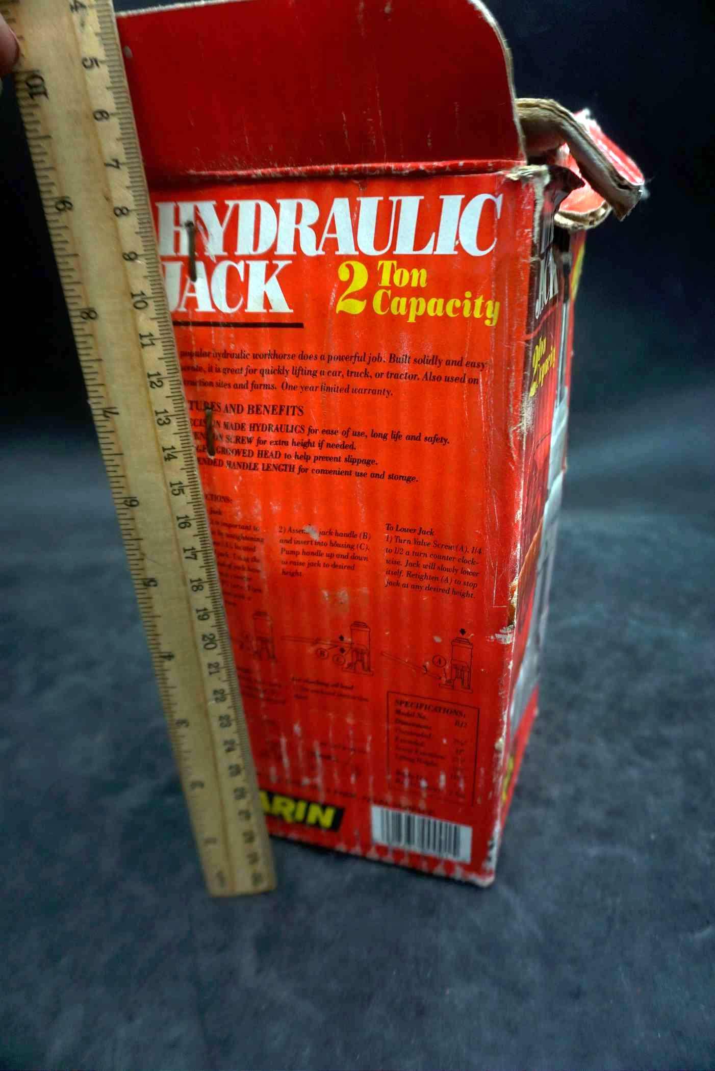 Hydraulic Jack - 2 Ton Capacity