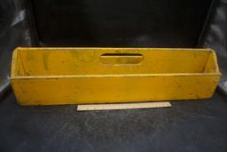 Yellow Wooden Tool Caddy