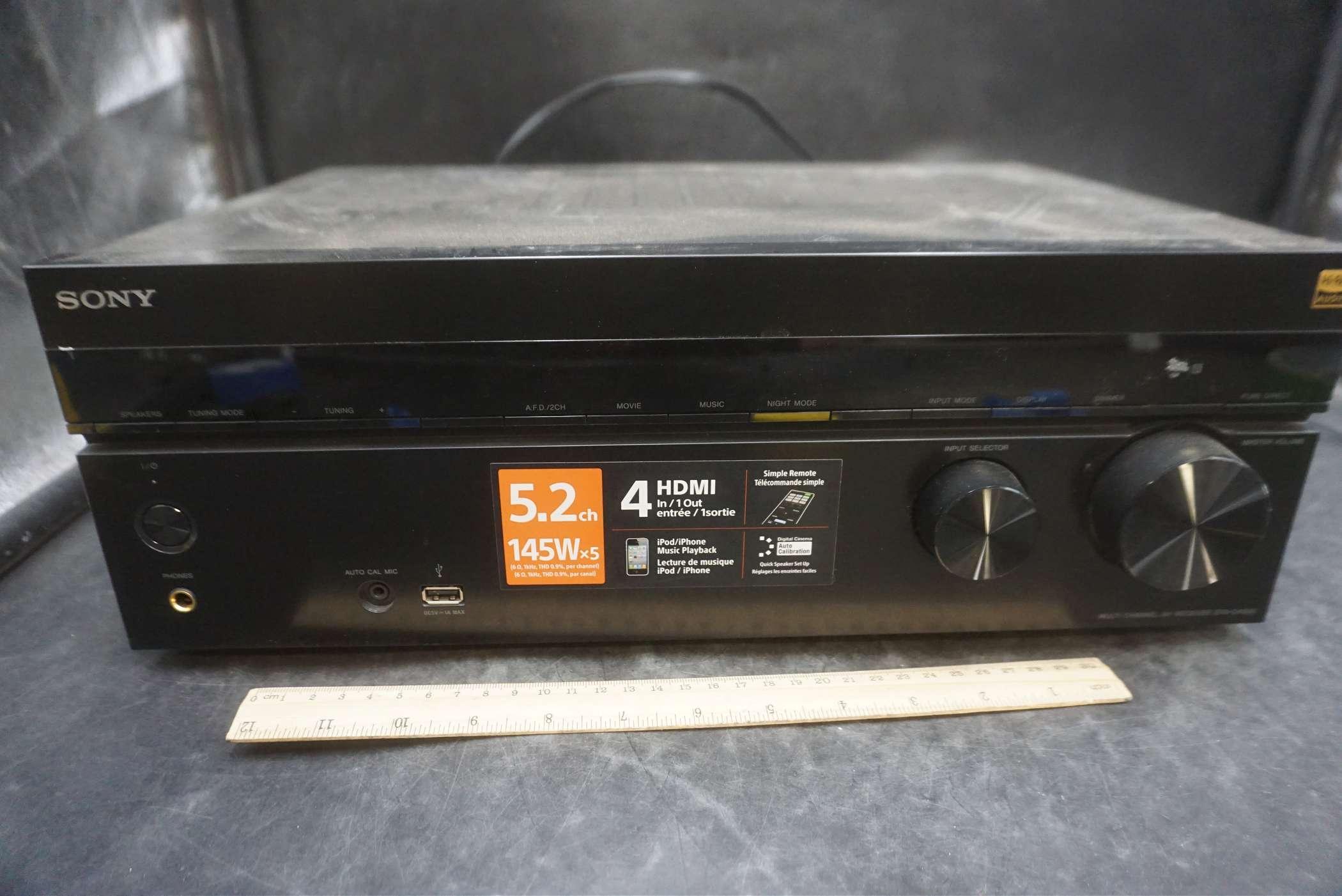 Sony Model No. STR-DH550 Multi-Channel AV Receiver
