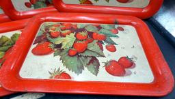 5 - Strawberry Dinner Trays