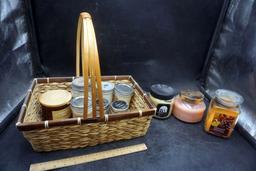 Basket W/ Assorted Candles