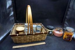 Basket W/ Assorted Candles
