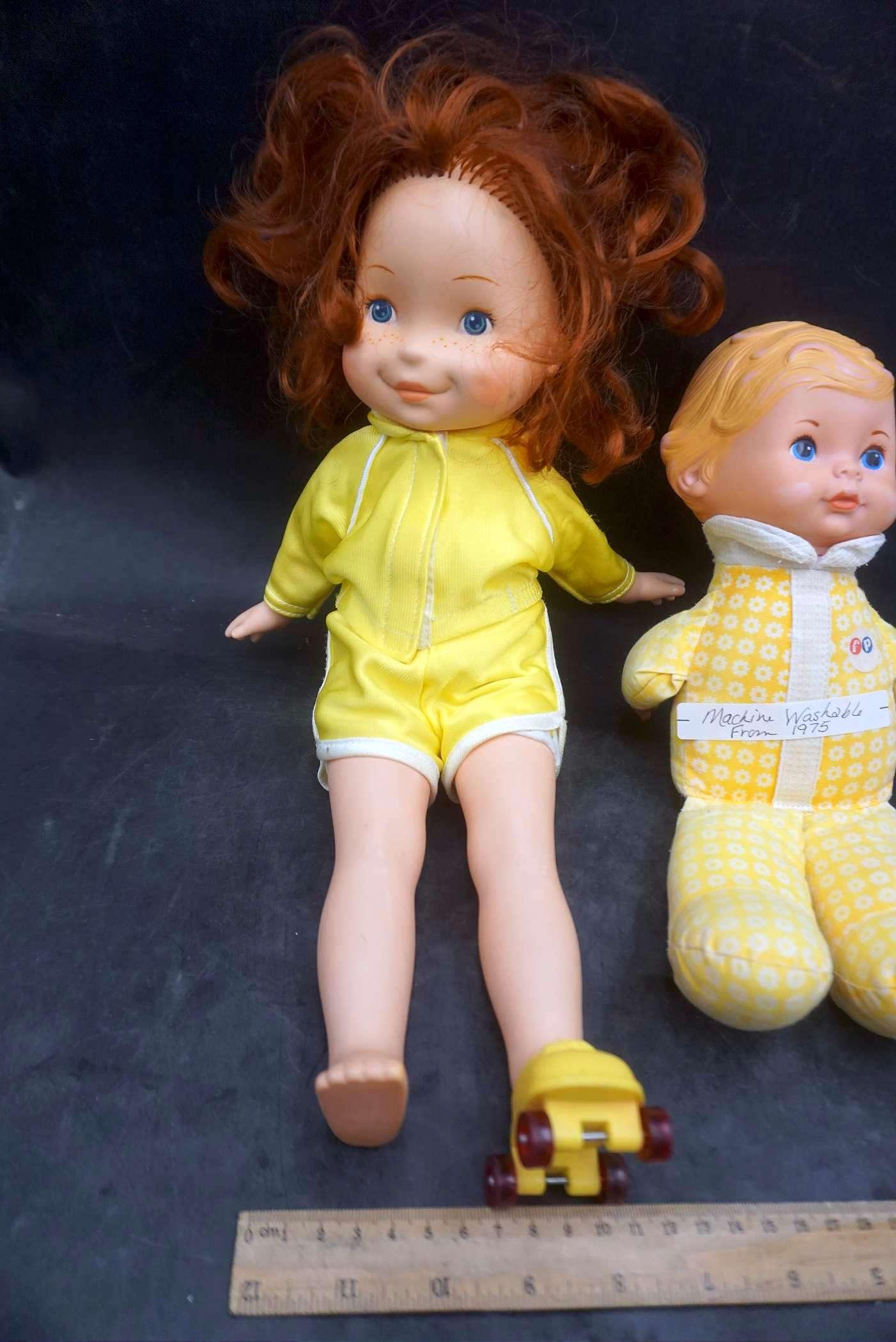 Baby Dolls (One Is Machine Washable From 1975) & Baby Shoes