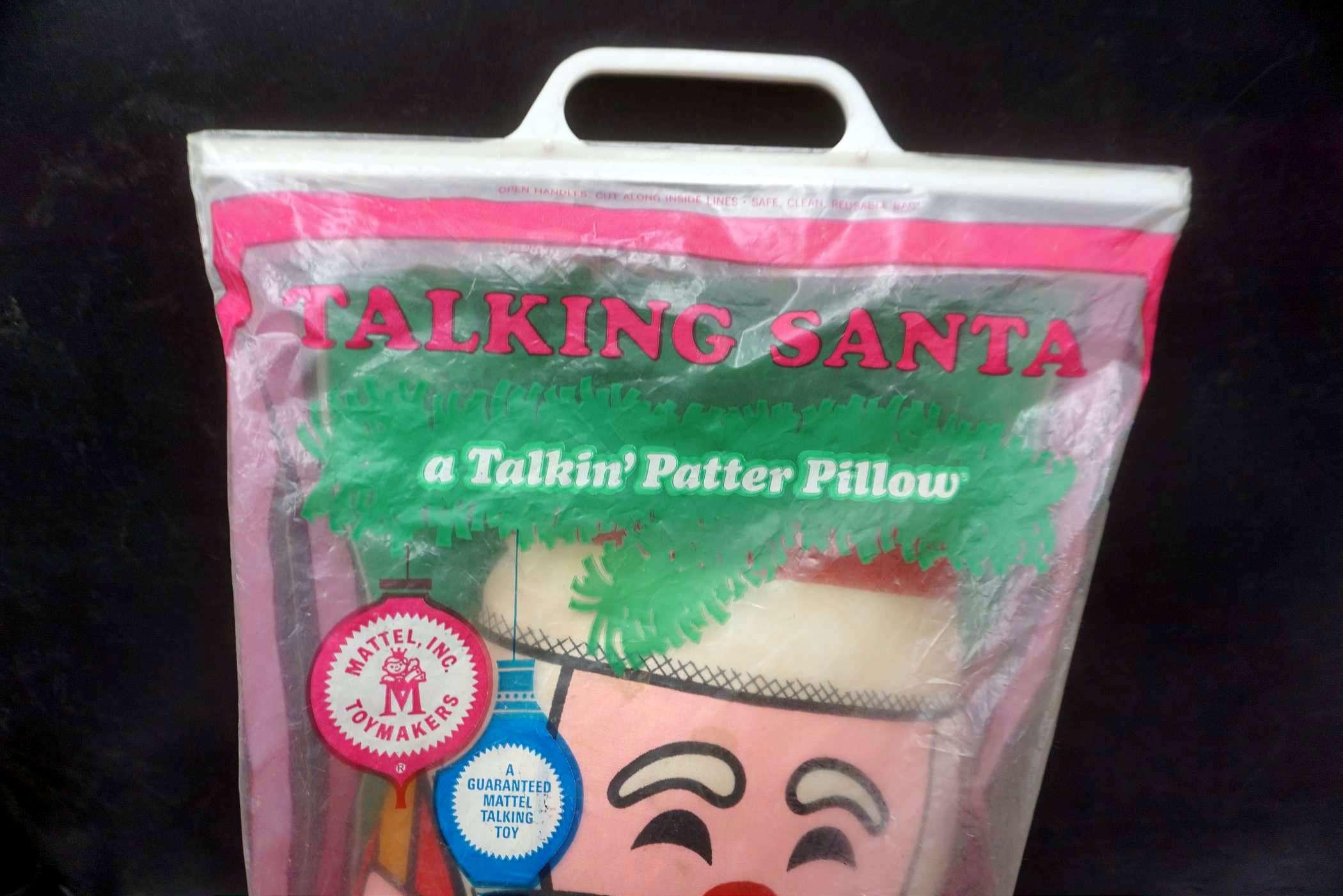Mattel Talking Santa - A Talkin' Patter Pillow