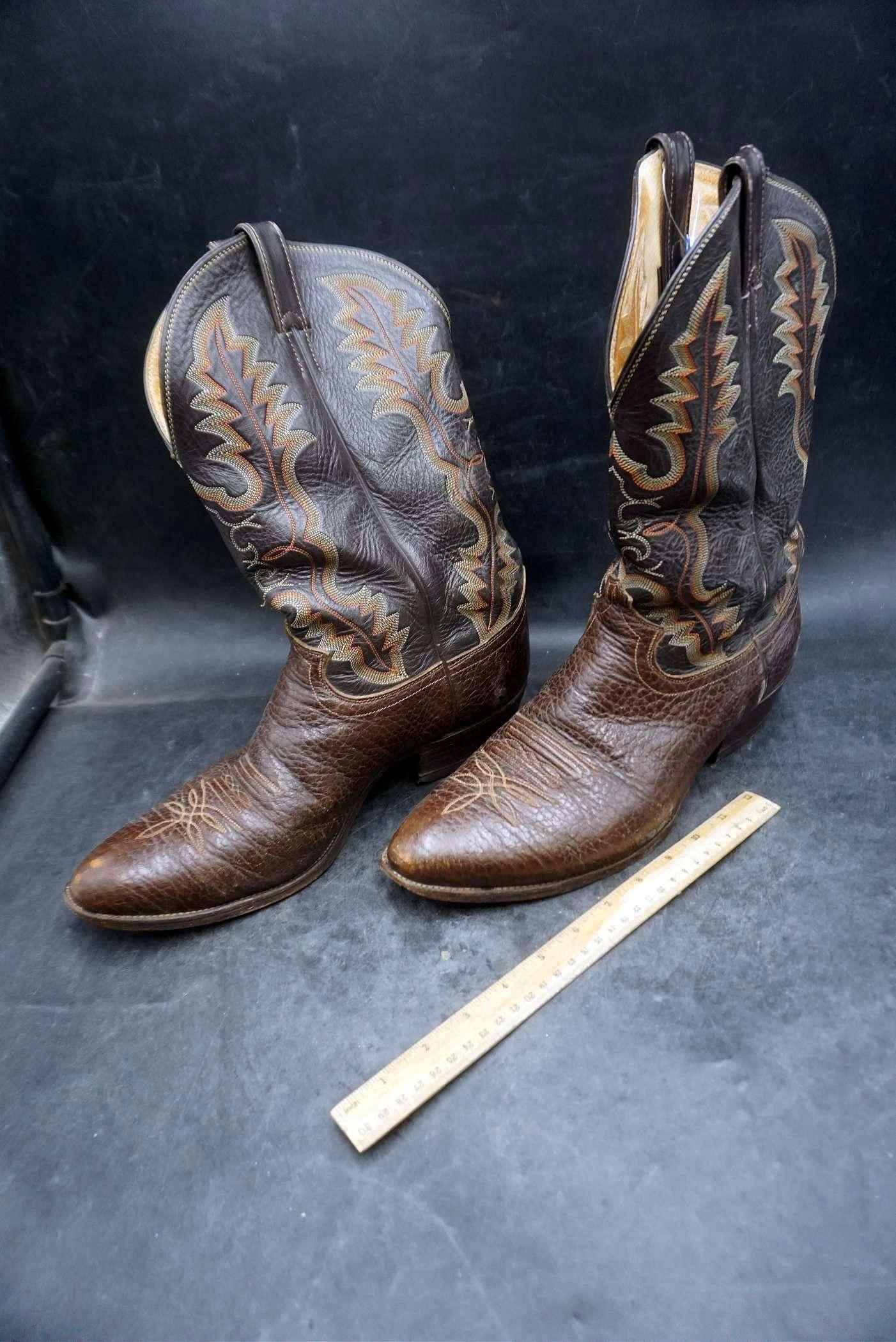 Justin Cowboy Boots (Size 13)
