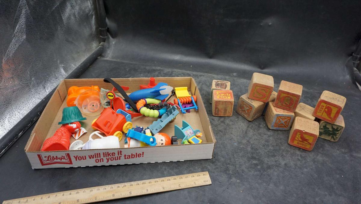 Wooden Letter Blocks & Toys