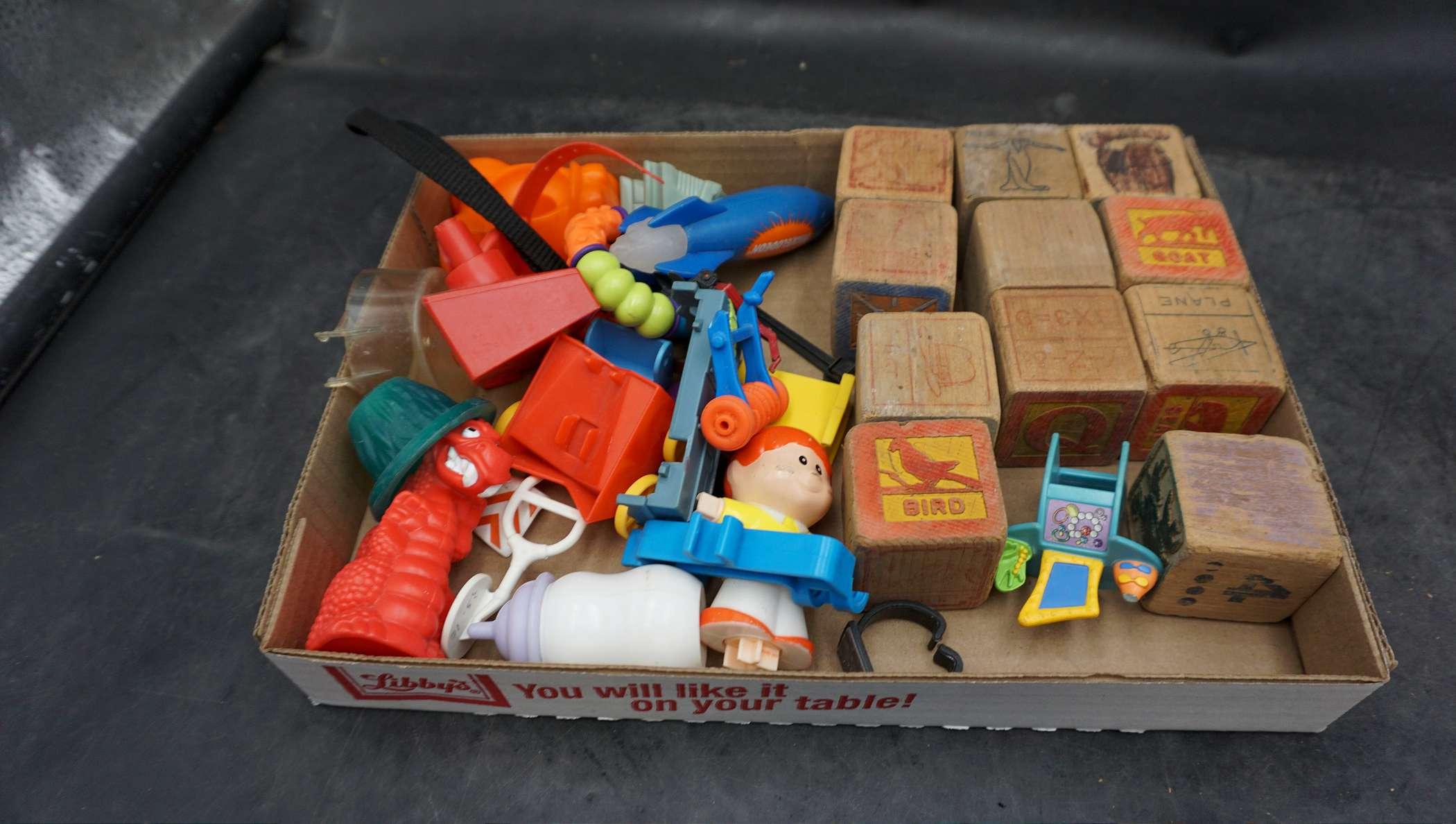 Wooden Letter Blocks & Toys