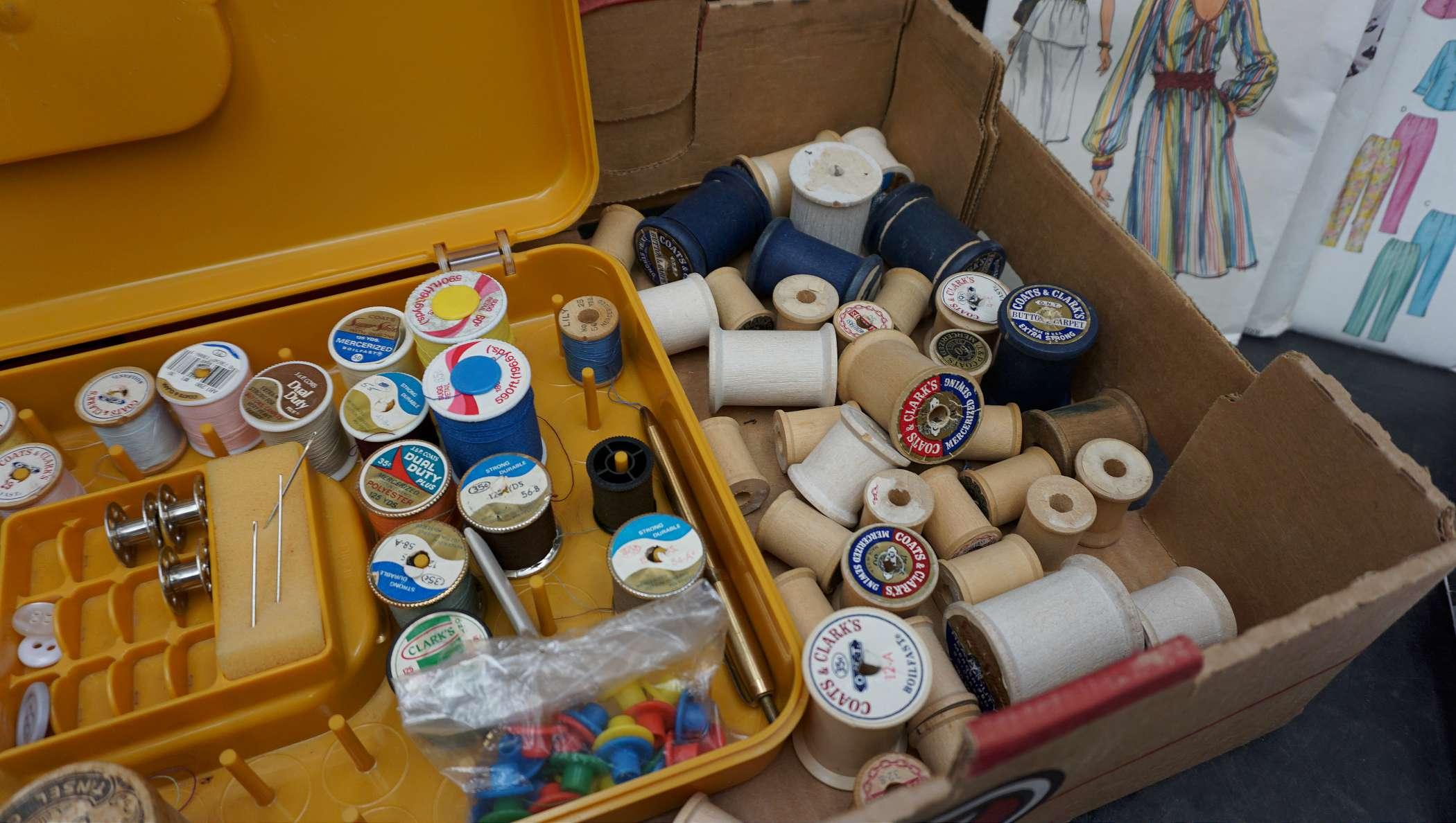 Sewing Supplies - Thread & Patterns