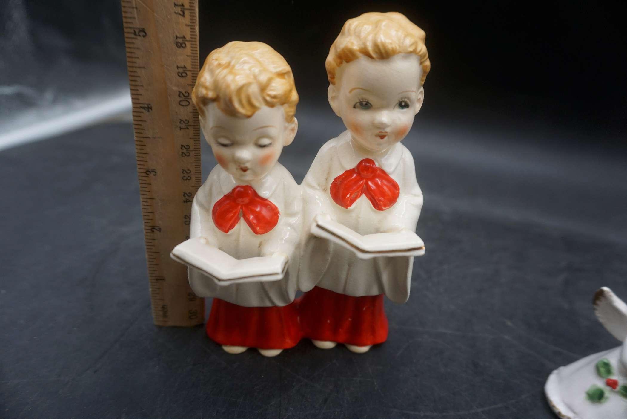 Choir Singer Figurine & Angel Girl Figurines