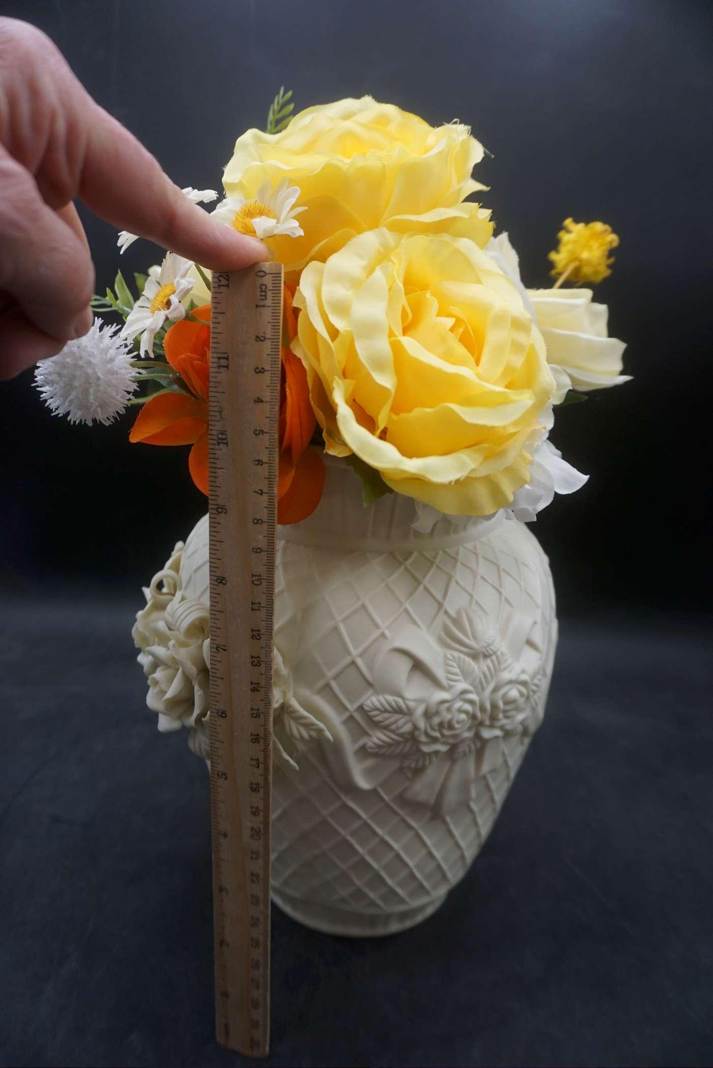 Vase W/ Faux Flowers