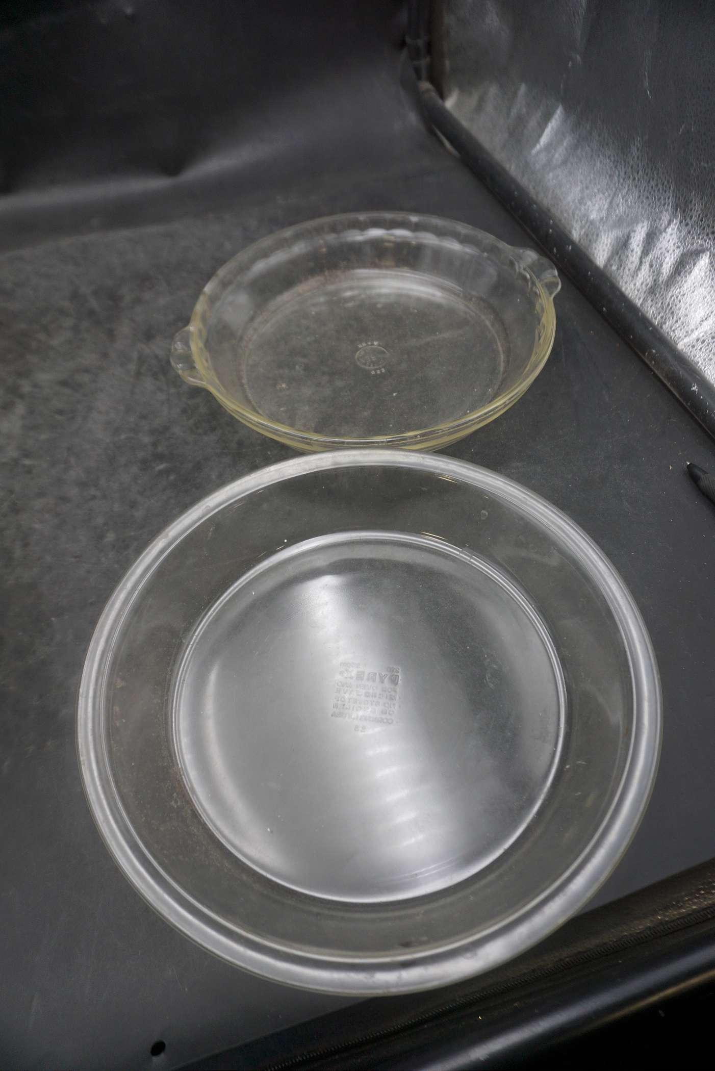 Glass Jar, Bowls, Pie Pans