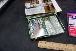 Playing Cards, Receipt Book, Sticker, Comb,