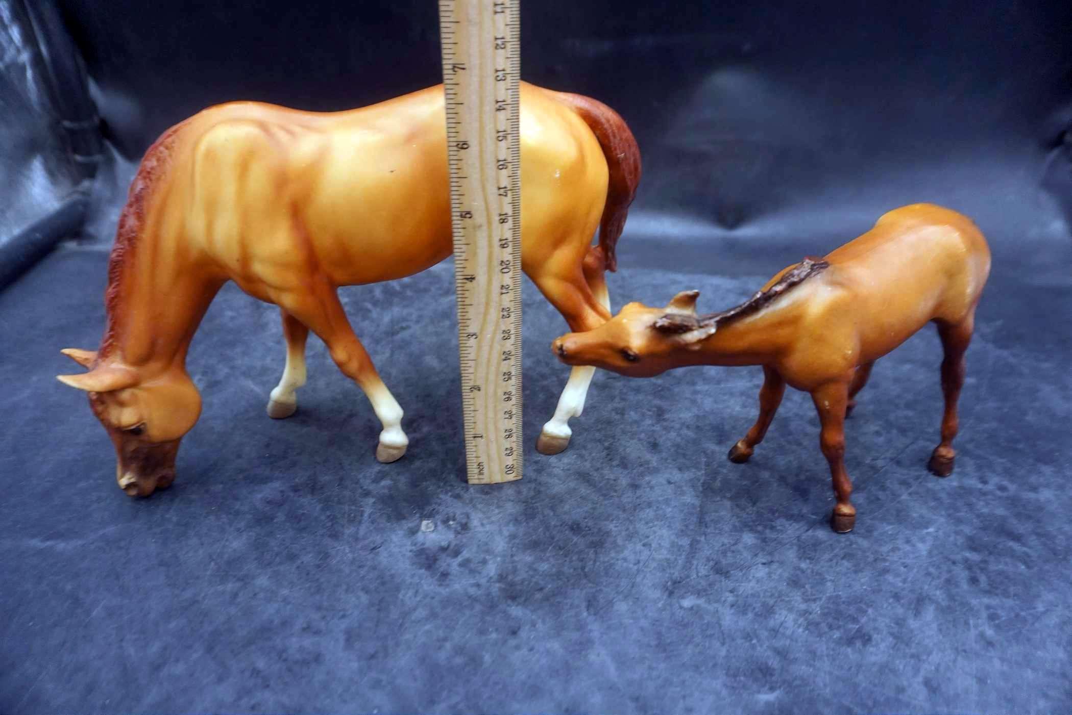 Breyer Mare & Nursing Foal Pair