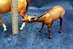 Breyer Mare & Nursing Foal Pair