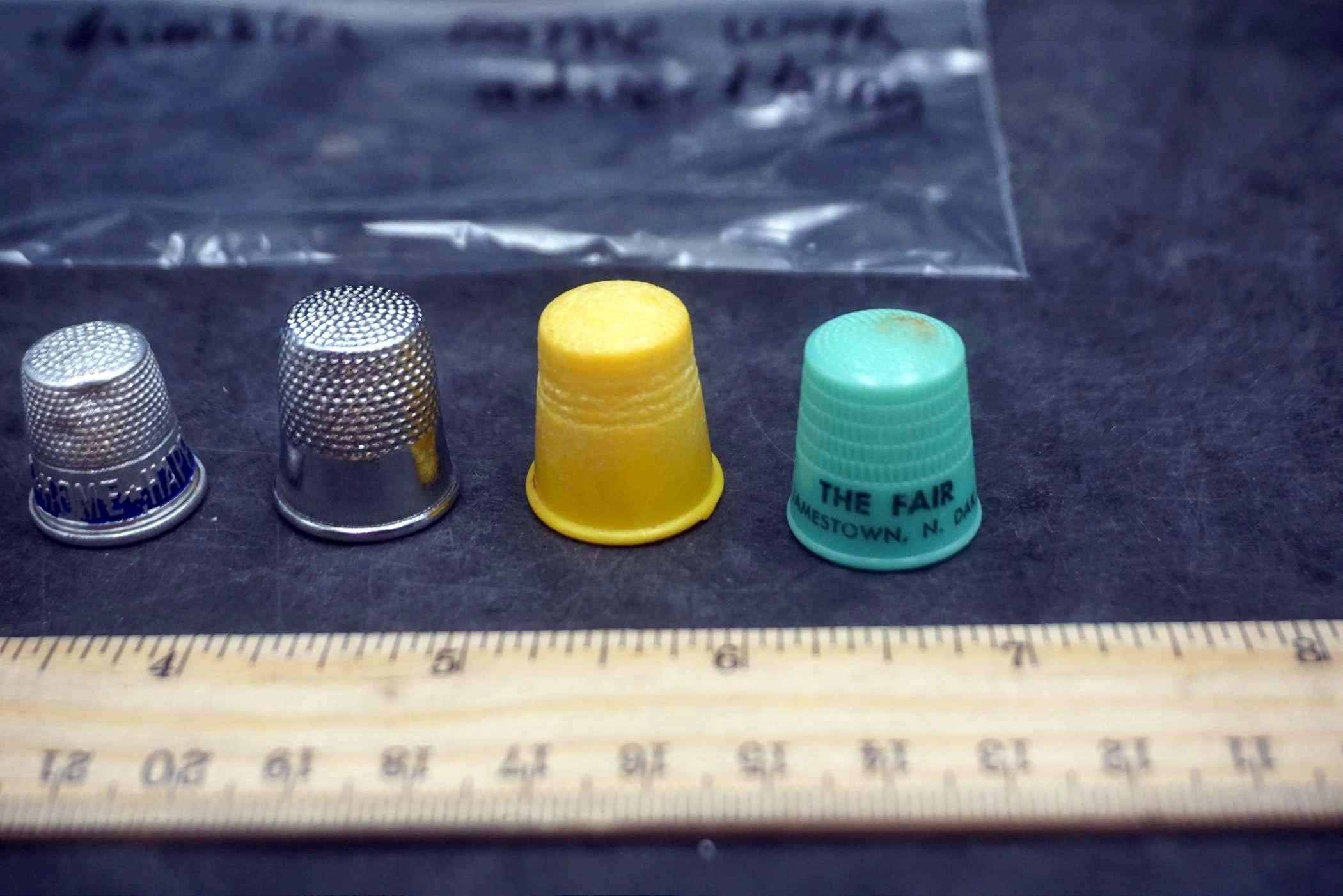 5 - Thimbles (Some W/ Advertising)