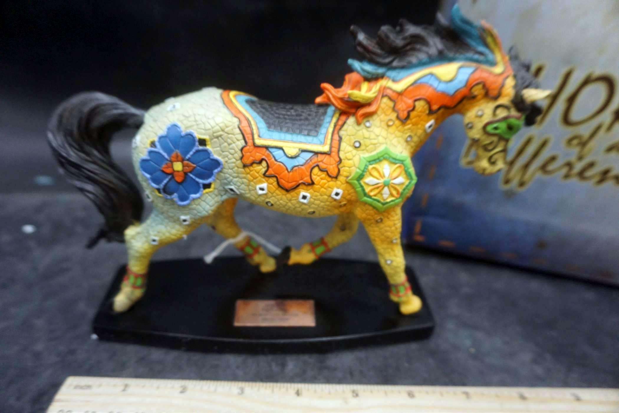 Horse Of A Different Color Sculpture - Moroccan Mosaic 00634/10000