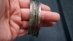 Sterling Silver Bangle Bracelets