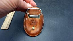 Tony Lama Leather Belt Buckle