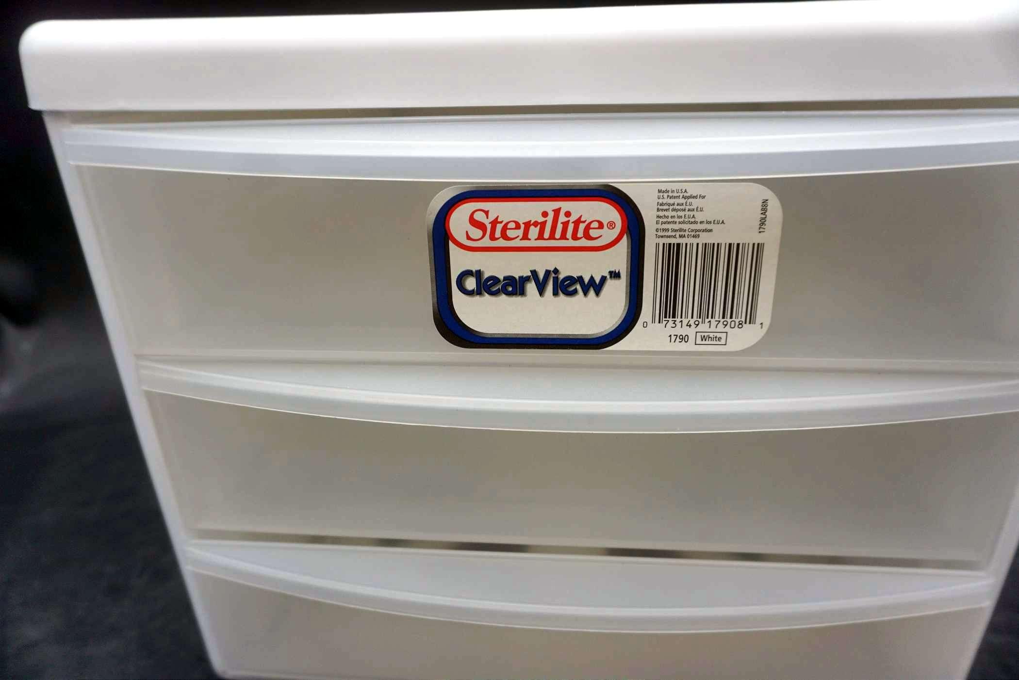 Sterilite Clear View Plastic Organizer