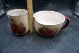 Stoneware Mixing Bowl & Container