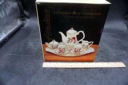 Victorian Rose Collection - 10 Pc. Mini Tea Set